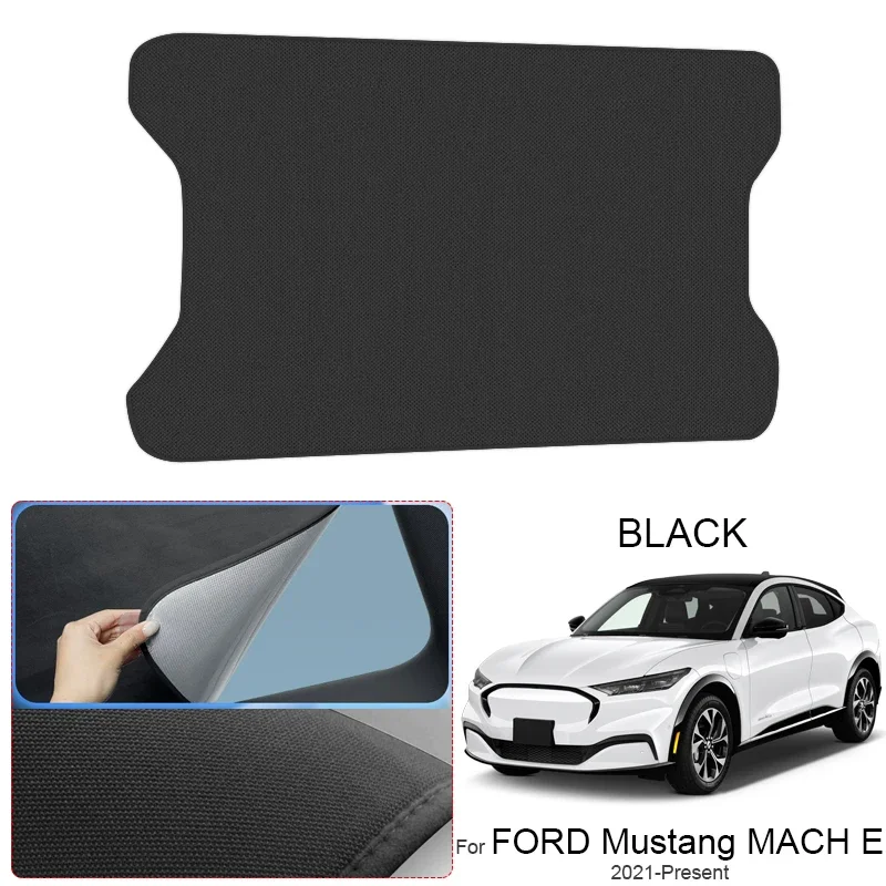 Car Suede Fabric Anti-uv Electrostatic Adsorption Sunroof SunshadeHeat Insulation Skylight For Ford MUSTANG MACH E 2021-Present