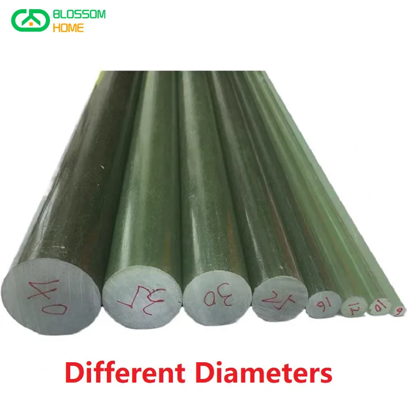 6mm 8mm 10mm 12mm Diameter Glass Fiber Rod 3240 Epoxy Resin Bar High Temperature Resistant Insulation Stick FR4 Epoxy Rods