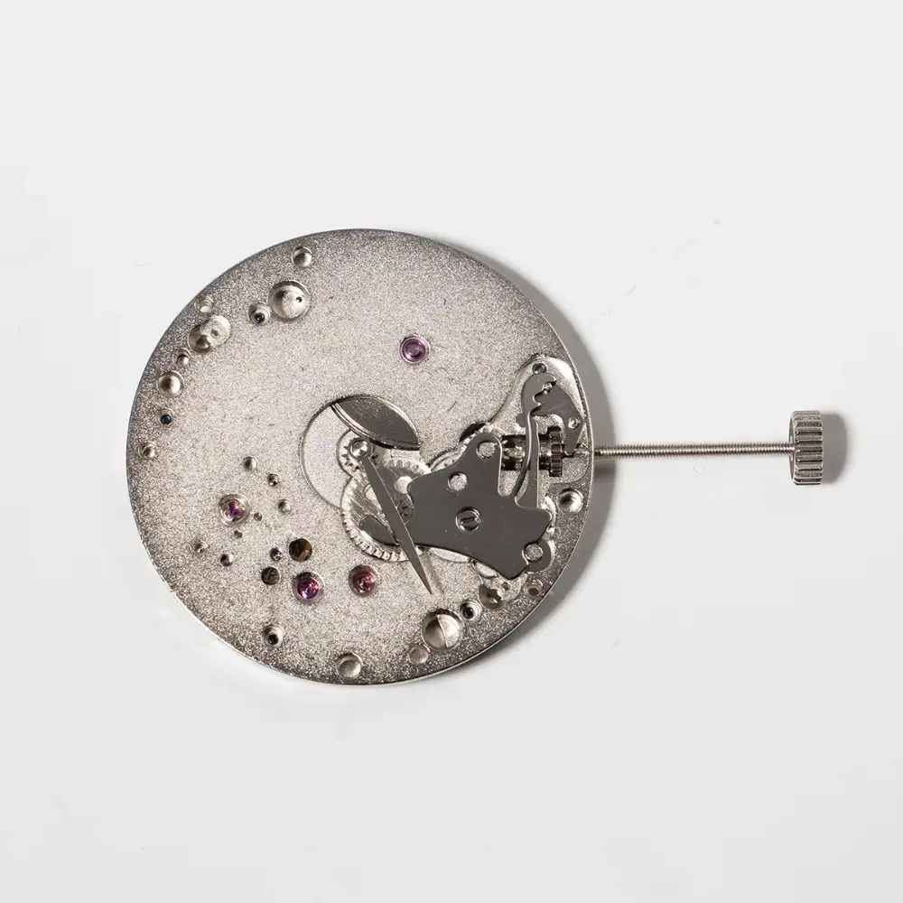 

White Movement 6498 Watch Movement Single Calendar Automatic Mechanism Automatic Mechanical Movement 3 Pin Design