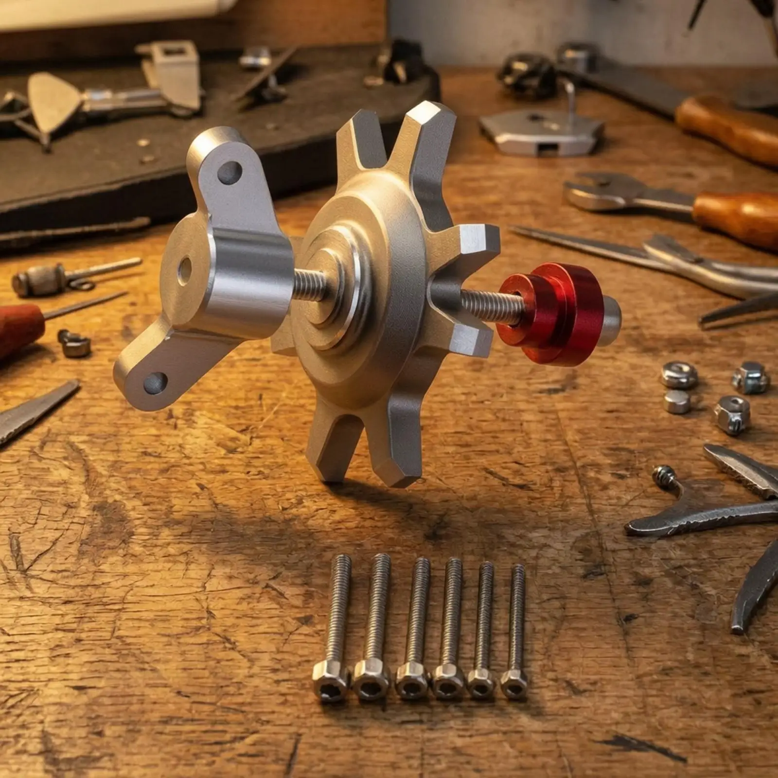 RC Beadlock Wheel Alignment and Clamping Tool Easy to Install RC Wheel Mounting Tool with Screws Wear-Resistant Robust