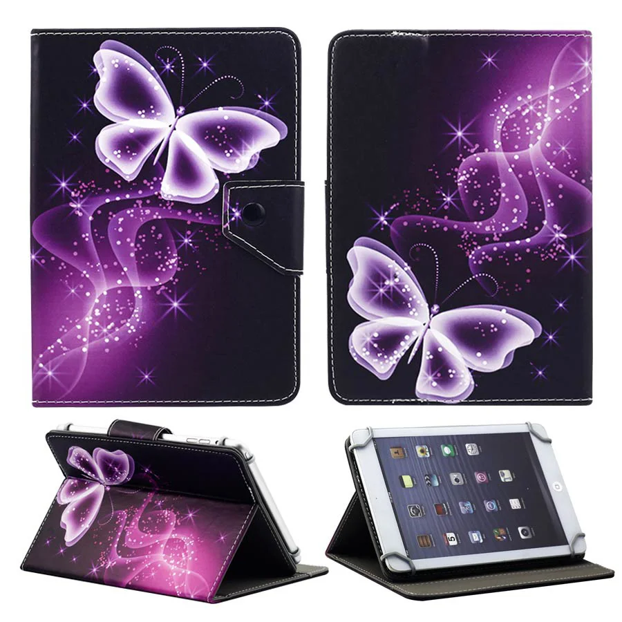 8'' Universal Case Leather Universal 7 inch Tablet PC Flip Stand Case For Samsung Tab 8.0 Huawei M5 T3 Amazon Fire HD 8 Case