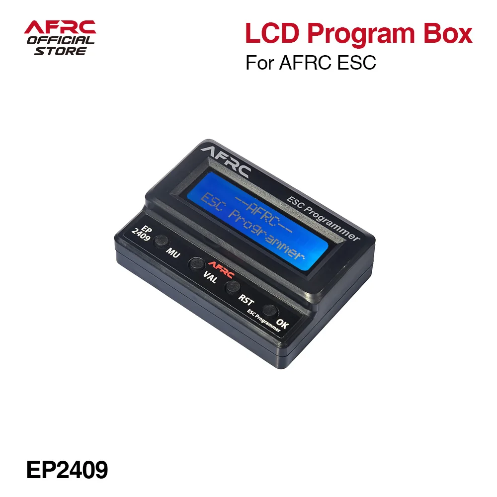 AFRC EP2409 LCD ESC programmer for AFRC Electronic Speed Controller ESC programming settings DIY Assembly Upgrading