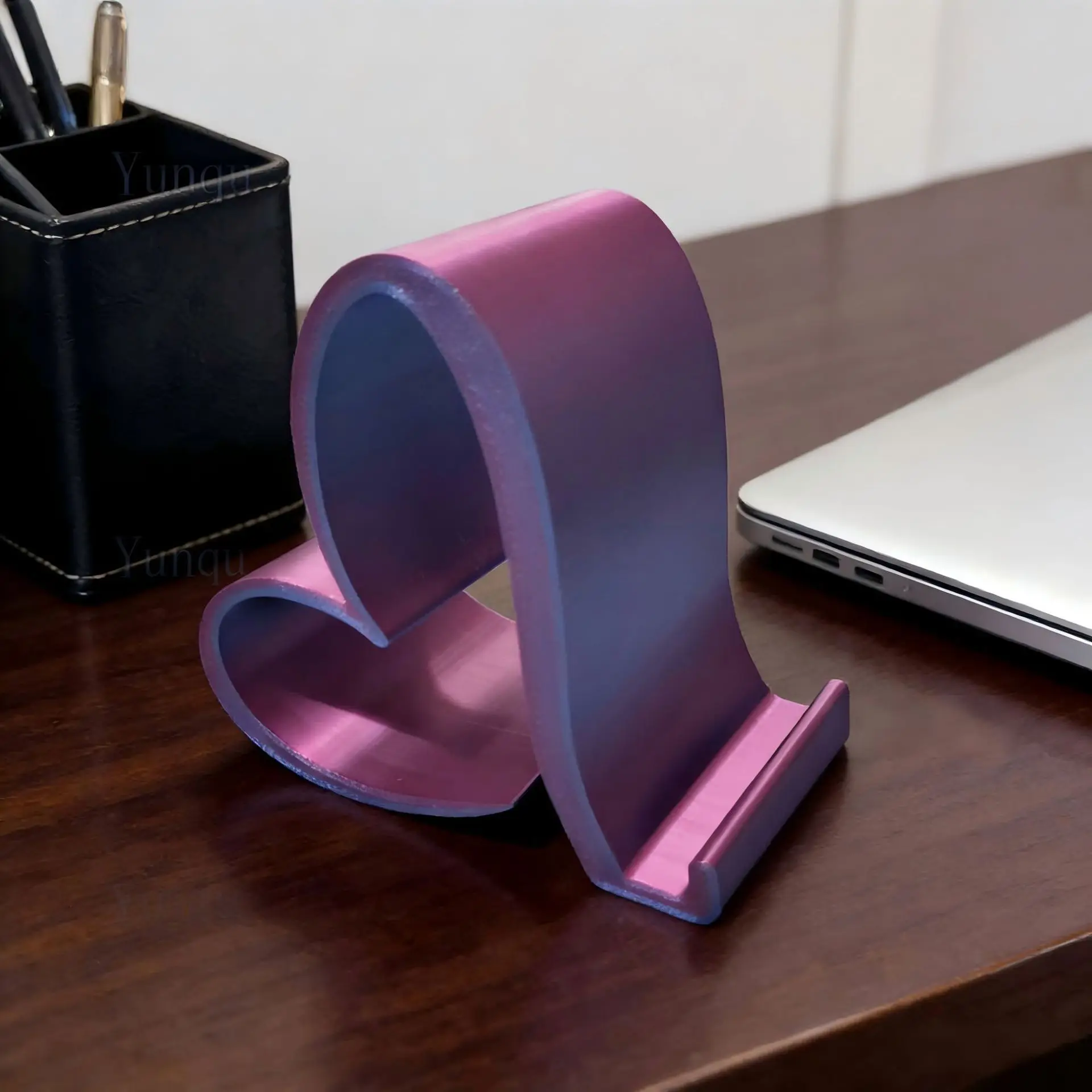 

Креативная 3D-печатная подставка для мобильного телефона в форме сердца, универсальная, для дома и офиса, настольное украшение, подарок на день рождения или День святого Валентина