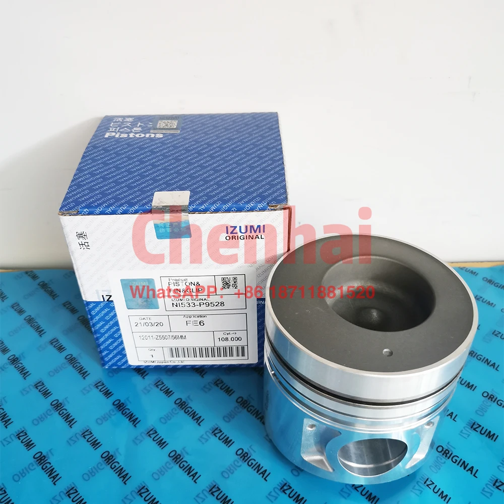 

IZUMI ORIGINAL FE6 PE6 PF6 PD6 PISTON FOR NISSAN ENGINE PD6 Engine Parts