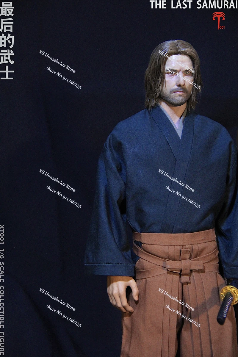 XT001 1/6 Tom Cruise Collectible Cloth Action Figure The Last Samurai Movie Tough Guy Original Simulation 12