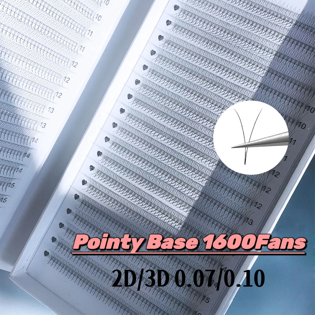 1920fans 40Lines Premade Volume Fans 2D/3D 0.07 0.10 Pointy Base Sharp Narrow Middle Stem Faux Mink Extension Eyelashes Supplier