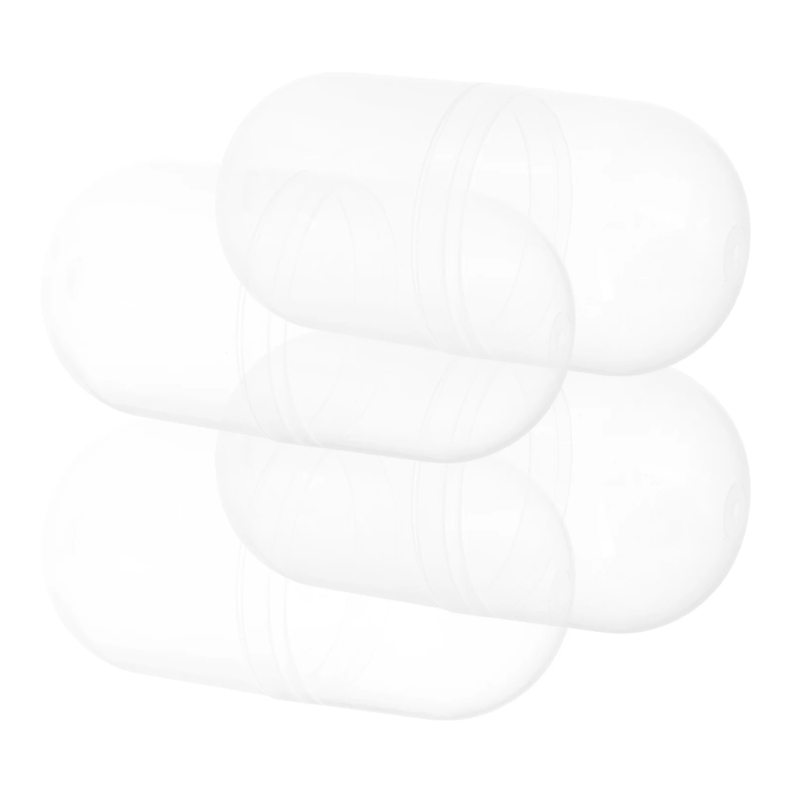 4 قطعة فارغة شفافة لآلة البيع ملء Gumball قابلة لإعادة الاستخدام كرات بلاستيكية مخلب آلة جوائز السائبة لصالح الحفلات #2