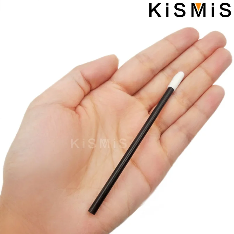 KISMIS 50Pcs Cotton swab Lip Brush Eyelash Makeup Brushes Lash Extension Mascara Applicator Lipstick Wands Set Cosmetic Makeup