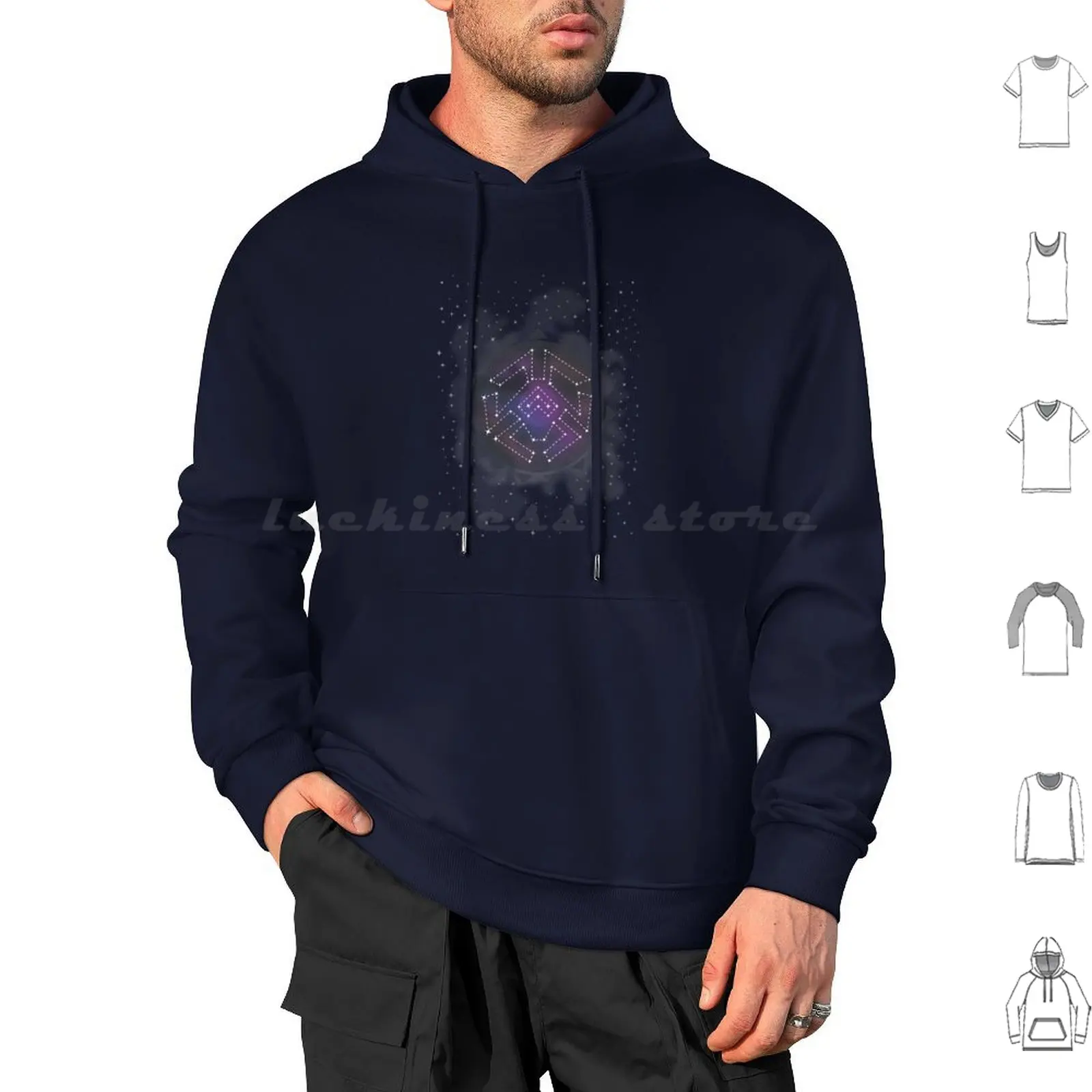 Tri-Blend Hoodies Long Sleeve Outer Wilds Space Outer Wilds Nomai Game Video Game Dark Bramble Solar System Quantum