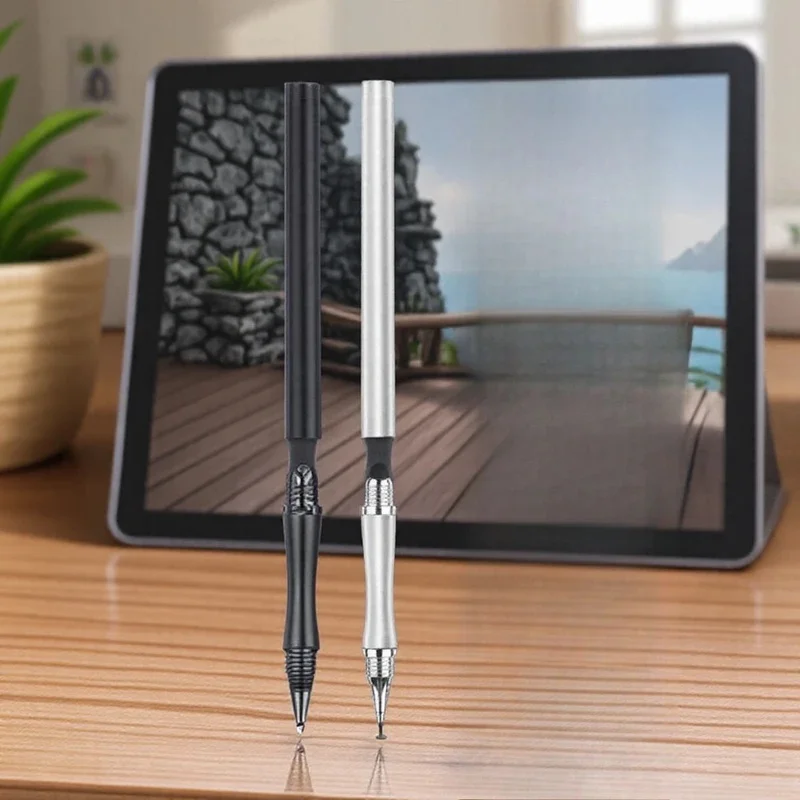 1/2pcs 2 in 1 Stylus Pen Universal Touch Pen Drawing Tool for Capacitive Screens Mobile Phones Tablets Compatible Accessories