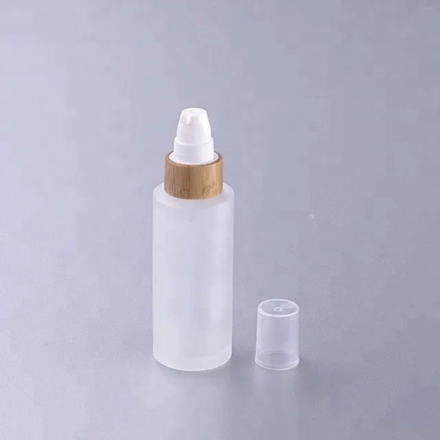 

containers for cosmetics frosted glass bottle spray bottles glass small containers with lids，travel body wash shampoo bottle