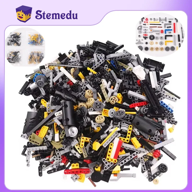 Building Block Bricks Parts Bulk Gear Cross Axle Lift Arm Pin Connector Beam Tech Panel Loose Pack MOC Power Functions DIY Toy