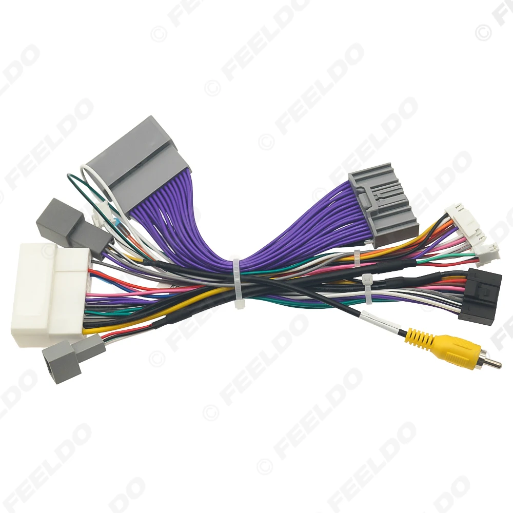 For Mitsubishi Outlander 2020 Car 16pin Power Cord Wiring Harness Adapter for Head Unit Installation
