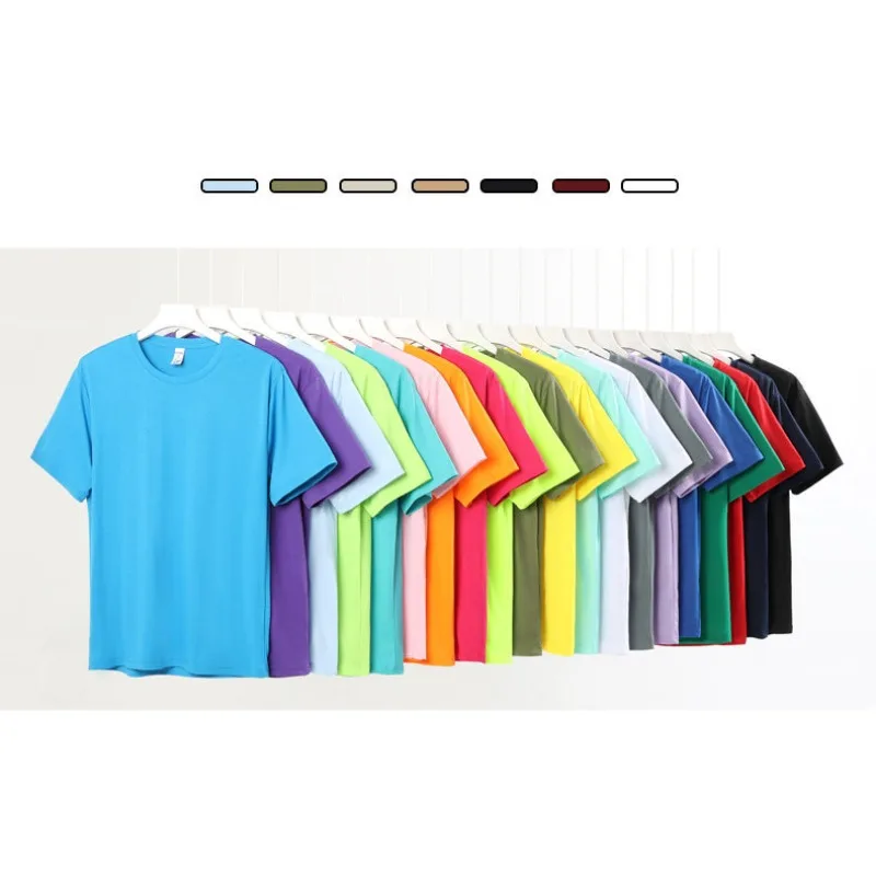 Seamless Chafe Free Running Tee Flat Inner Stitch Soft Stretch Fabric All Day Jogging Fitness Comfortable Sports Short Top