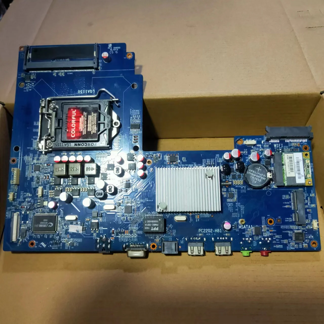 For The Original Classic Machine Main Board PC2202-H81 DDR3 Memory 1150 Interface H81 All Solid State Board