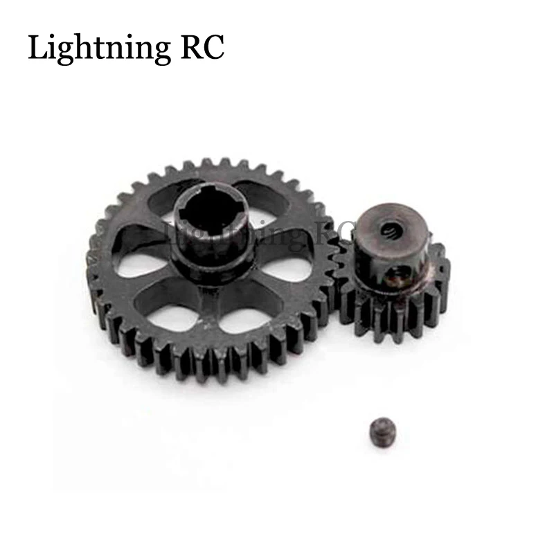 

Upgrade Part Metal Reduction Gear + Motor Gear Spare Parts For Wltoys A949 A959 A969 A979 K929 RC Car Remote Control Toy Parts