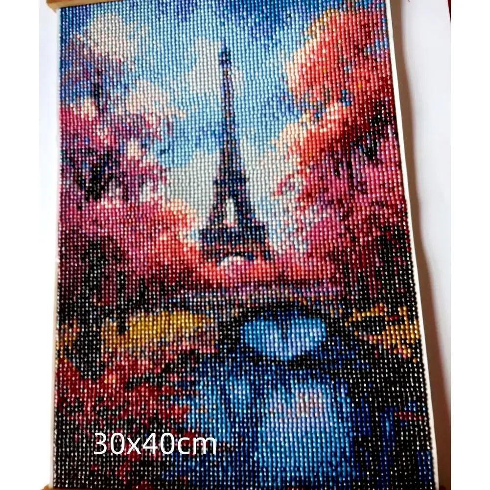 London England Paris France City Travel Posters , 5D Diamond Art Painting Kits Full Drill Crafts DIY Artwork , Wedding Present view 2