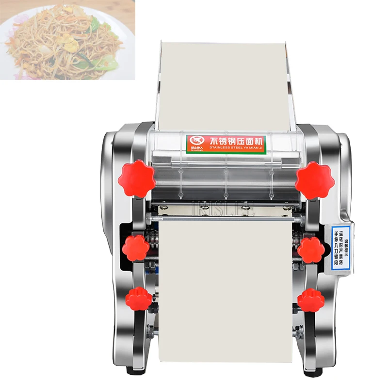 Household Pasta Machine Dumpling Wonton Skin Dough Mixer Rolling Machine Pasta Maker Electric Noodles Maker