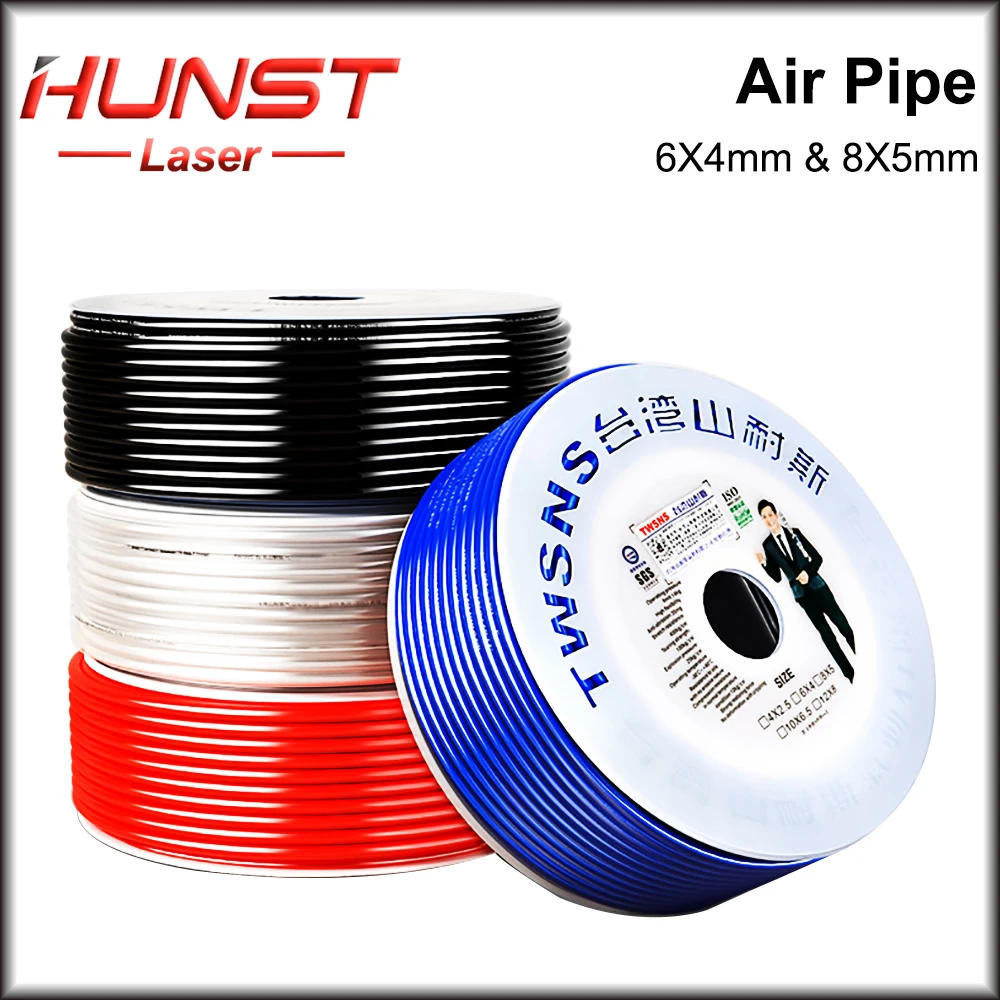 

5M/10M/20M Pneumatic Tubing Pipe PU Polyurethane Tube Air Compressor Hose Line Fitting or Fluid Transfer 6MM 8MM