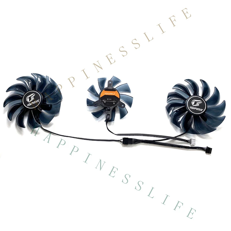 GR+   Cooling Fan for COLORFUL GTX1660 1660S 1660TI iGame Advanced OC Graphics Card