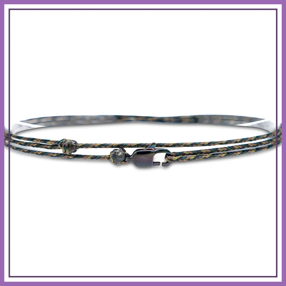 

Nautical Rope Bracelet for Men Waterproof & Adjustable Wrap String Bracelets with Snap Hook Gift for Him