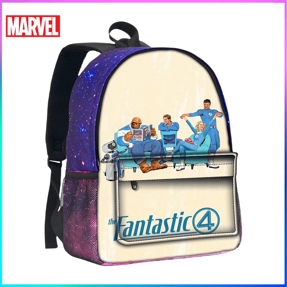 

HOT Student Fantastic Four Trendy Rucksack-Large Capacity School Bag-Multifunction Marvel Backpack for Kid