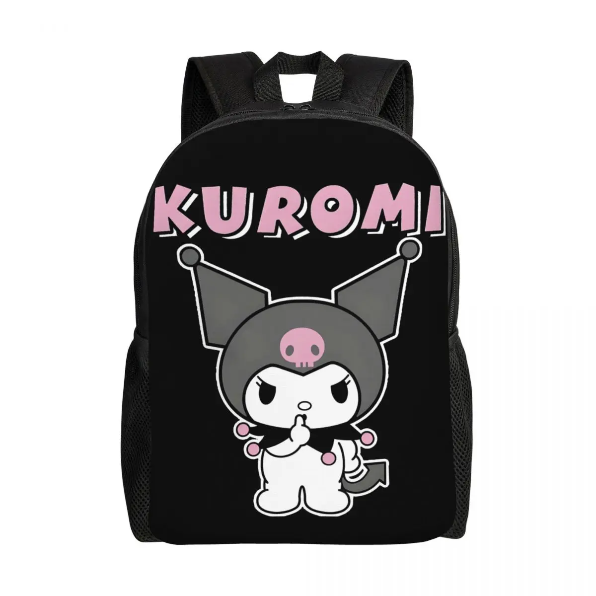 

Custom Kuromi Candy Laptop Backpack Women Men Basic Bookbag for College School Student Bag
