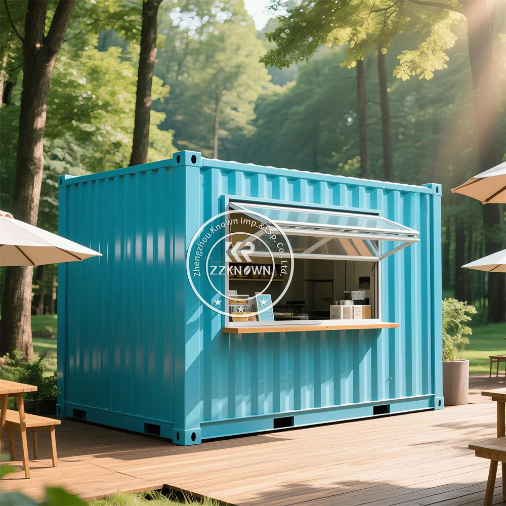 

Роскошный сборный кофейный киоск, уличные домики, мобильные сборные контейнеры для ресторана, бара, кухни, кофейни, полностью оборудованные