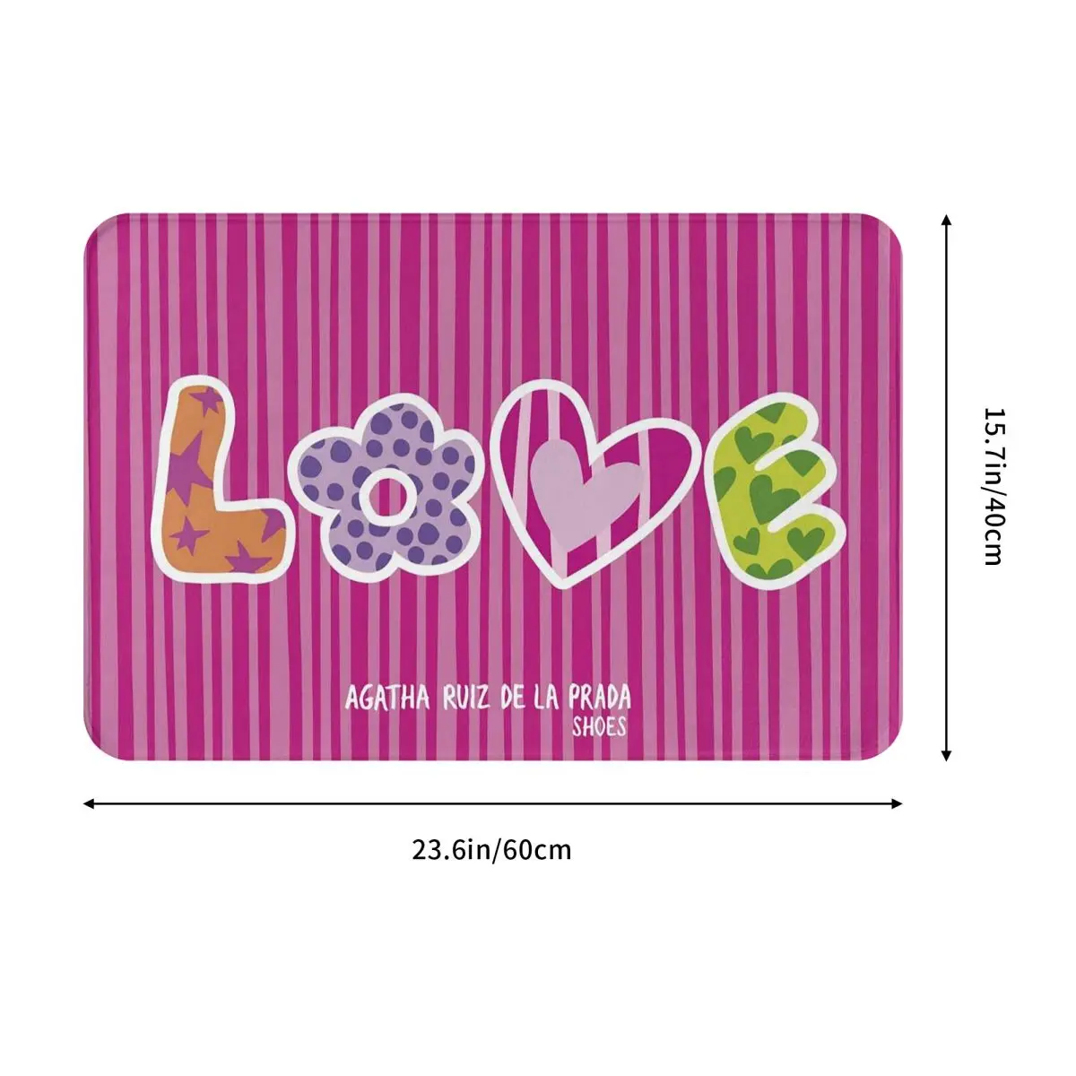 Agatha Ruiz-De La-Prada Pattern Doormat Water oil proof Carpet Rug Kitchen Entrance Home Floor Mat for Bathroom Footpad Mats