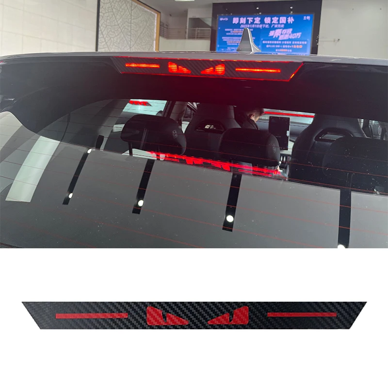 Car Stickers Car Accessories Para Auto Tools Led High-position Brake Light Stickers For BYD Atto 3 BYD Seagull BYD Dolphin