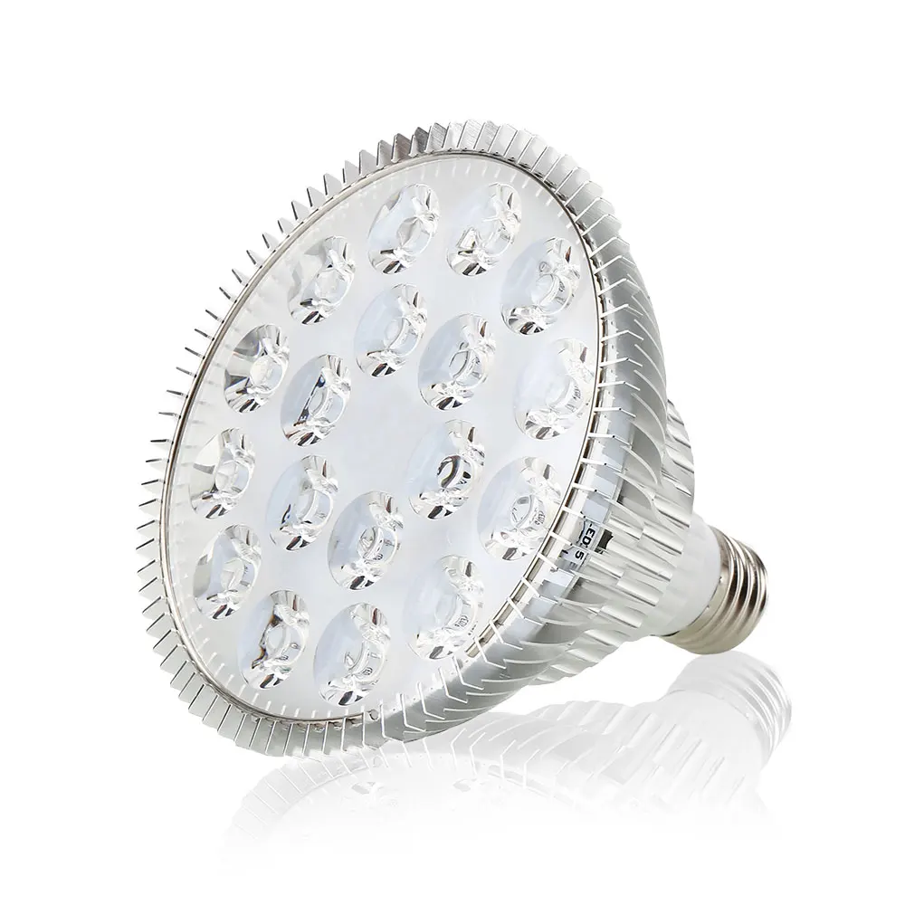 LVJING-Luz Led de espectro completo para cultivo, lámpara E27 de 54W para cultivo de plantas verdes, vegetales y flores