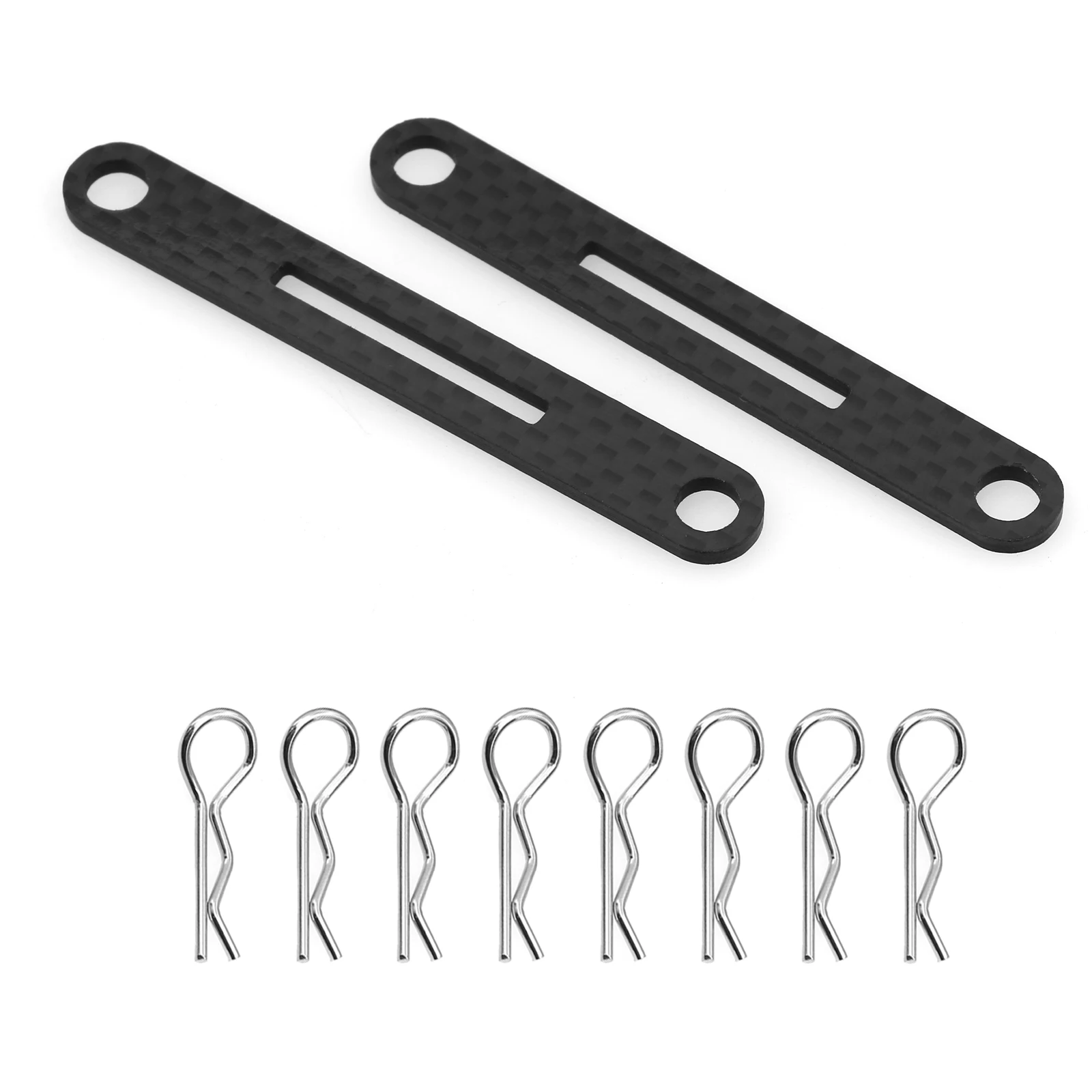 1Set Carbon  Fiber Support Mount Seat for 1/10 RC Car TAMIYA TT02 XV01 to Increase stability Car Shell Column