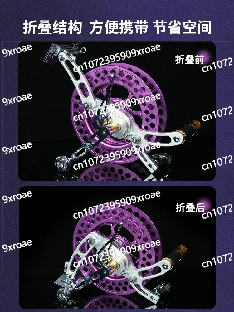 عجلات طائرة ورقية متغيرة السرعة مقاس A9، نسخة محسنة قابلة للطي، عجلة روليت كبيرة ذات خط طائرة ورقية راقية #3