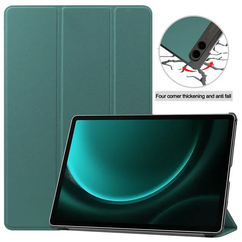 

Smart Tablet Case For Samsung Tab S9 FE+ 12.4" Magnetic Cover for Galaxy Tab S9 FE Plus 2023 Hard Coque SM-X610 SM-X616B Funda