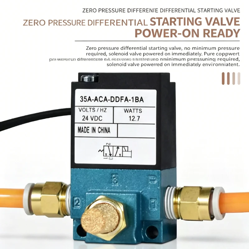 35A-ACA-DDBA-1BA 35A-ACA-DDFA-1BA 35A-ACA-DDAA-1BA MAC 3 Port Electronic Boost Control Solenoid Valve  with Brass