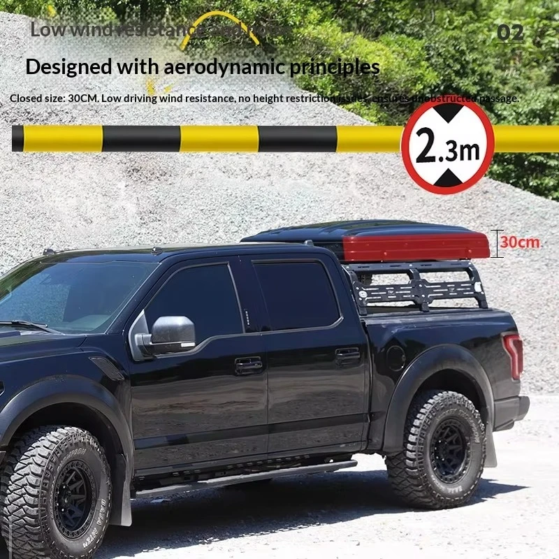 Factory Aluminum Alloy Roof Tent Hard Shell Outdoor SUV Self-driving Camping Folding Rollover Automatic Quick Opening