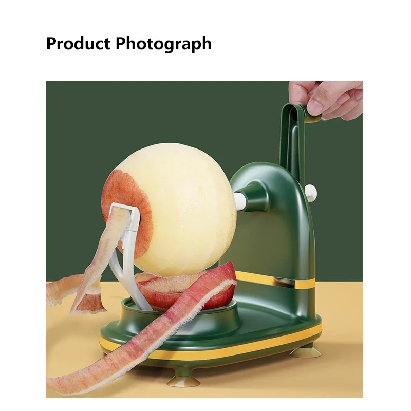 Hand-cranked fruit peeler automatic multi-function peeler household fruit planer stainless steel