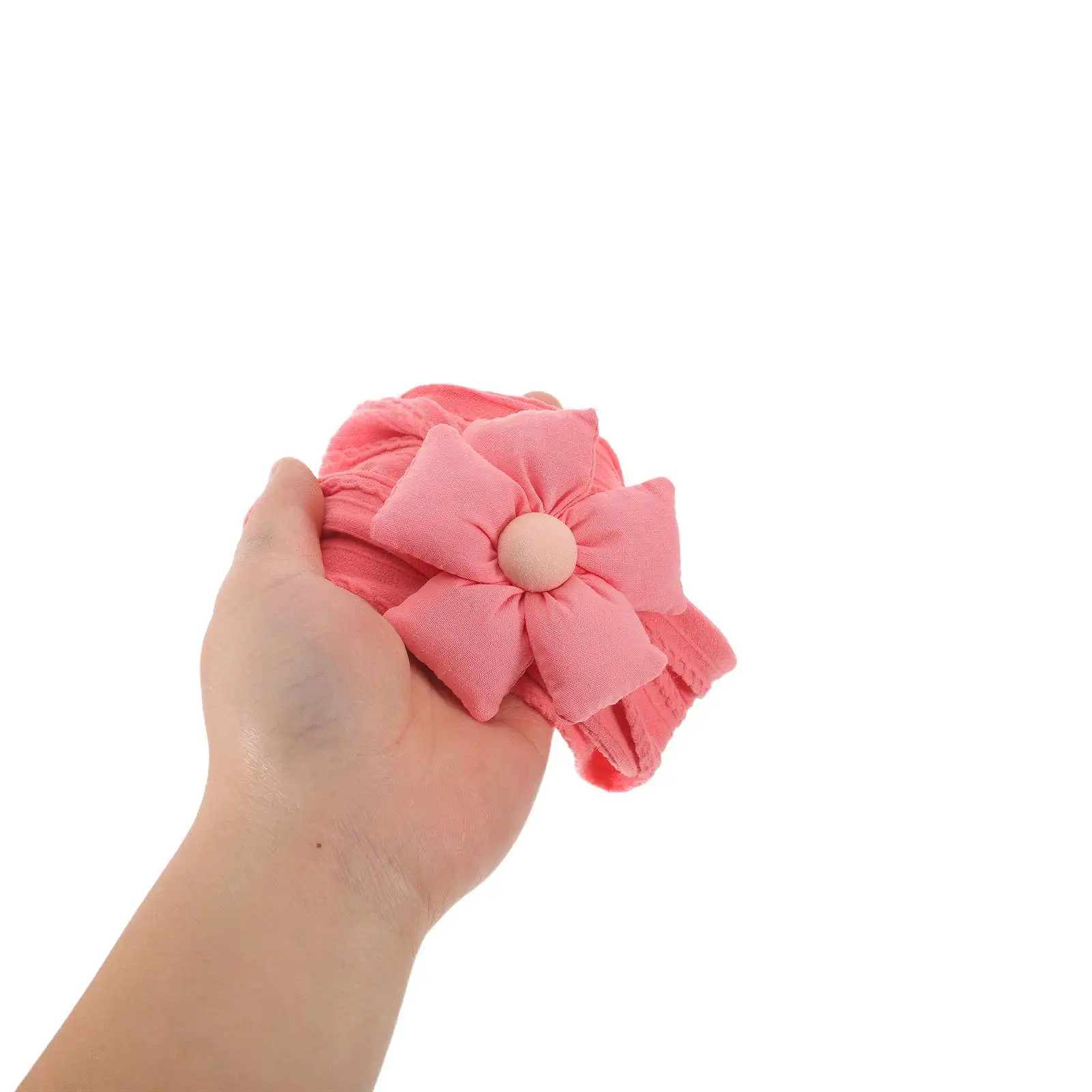 

Набор из 3 мягких эластичных повязок на голову с цветочным узором для новорожденных девочек, аксессуары для волос, тюрбаны для праздников и повседневной носки