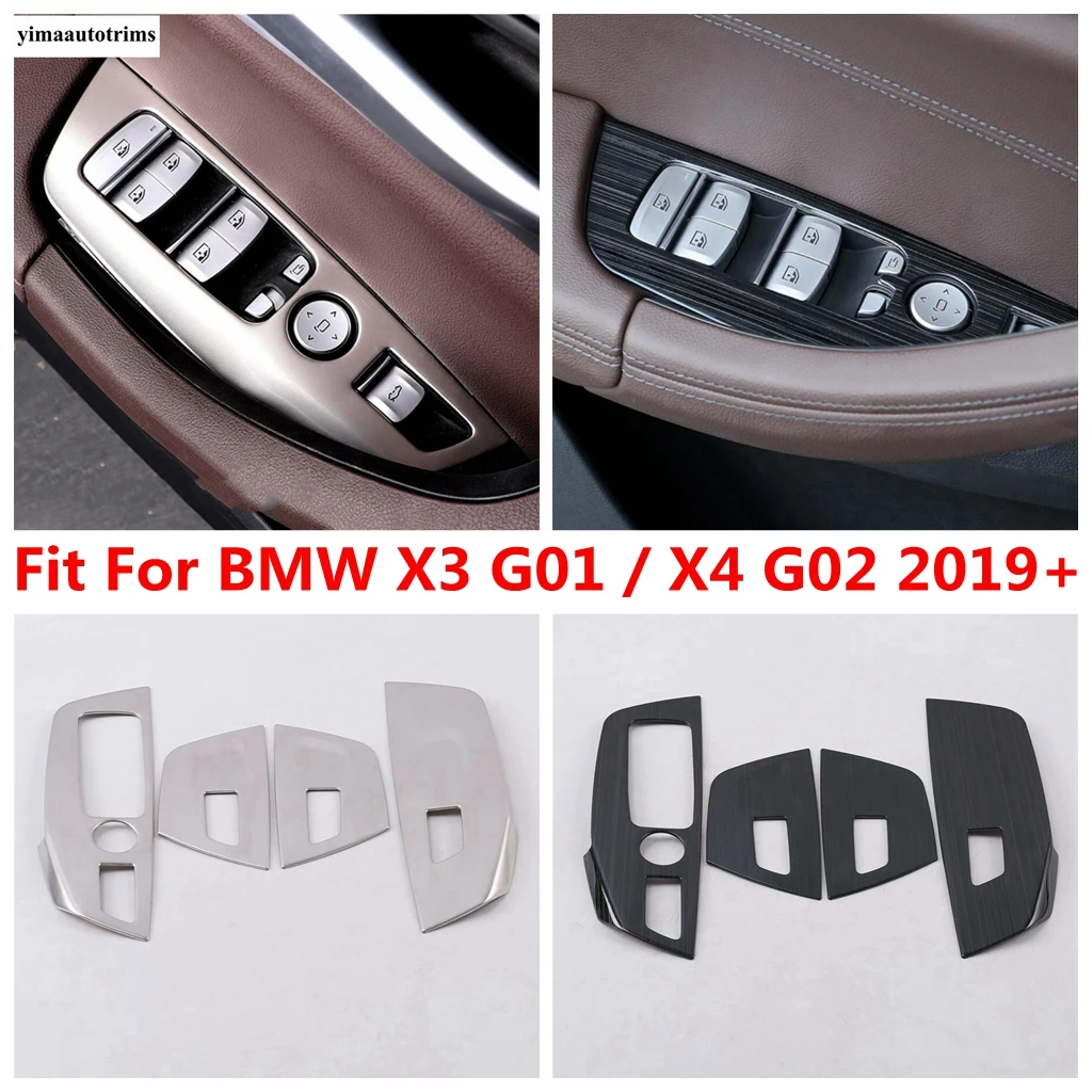 

Car Inner Door Armrest Window Lift Button Switch Panel Cover Trim Accessories Fit For BMW X3 G01 2018 - 2023 X4 G02 2019 - 2023