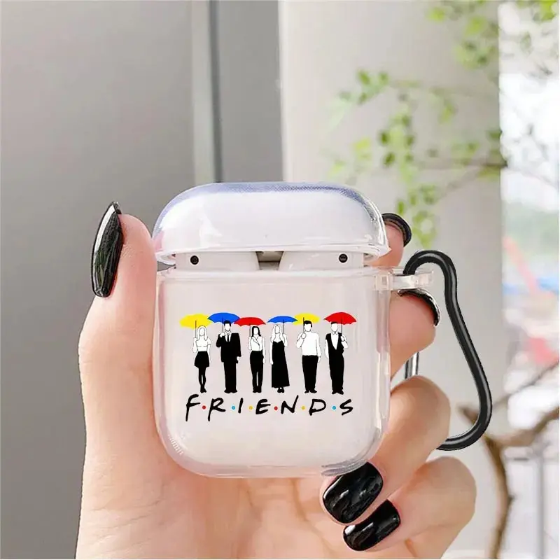 Funny Friends Art Painting Case For AirPods 3 Pro Bluetooth Earphone Wireless Box soft Silicone Protective Air Pods 1 2 Cover