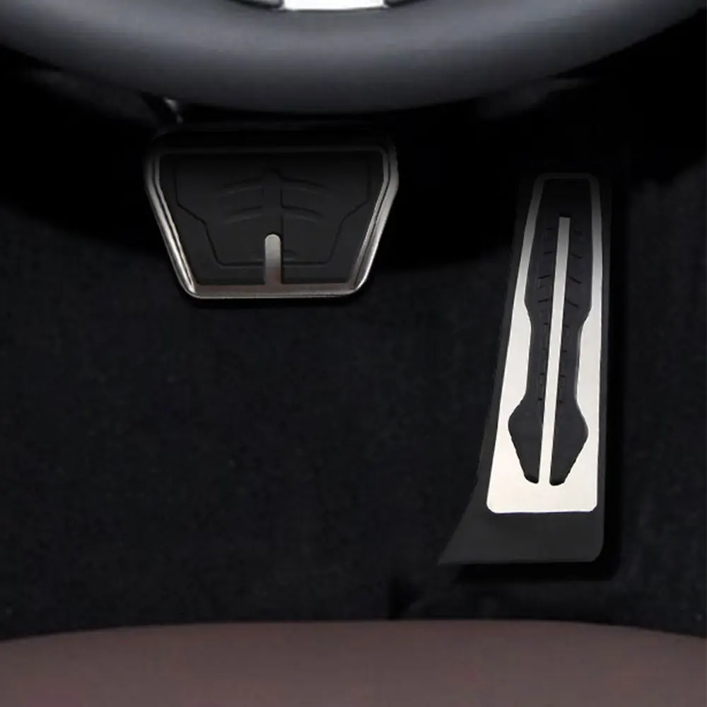 Accelerator Gas Brake Pedal Foot Rest Pedal Cover Pads for BMW 3 Series G20 G21 2020 2021 2022 AT Car Pedals Accessories