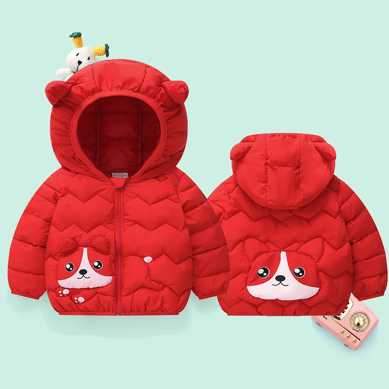 New Arrival Jacket Children's Lightweight Down Coat Boys & Girls Winter Warm Cotton-padded Clothing 80-120 Parka Kids Outerwear