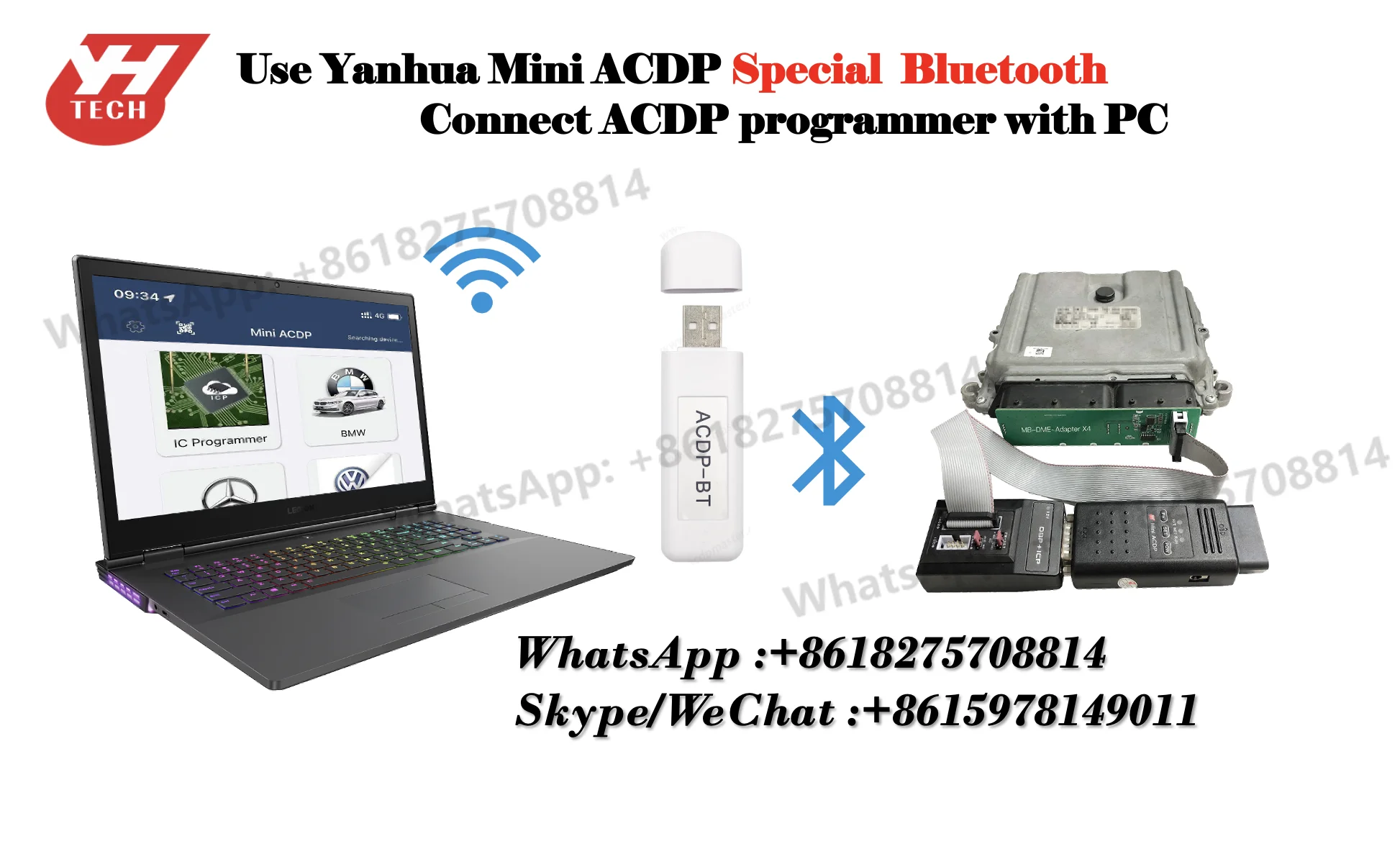 Yanhua ACDP Special Bluetooth for connect ACDP device to PC or Laptop directly