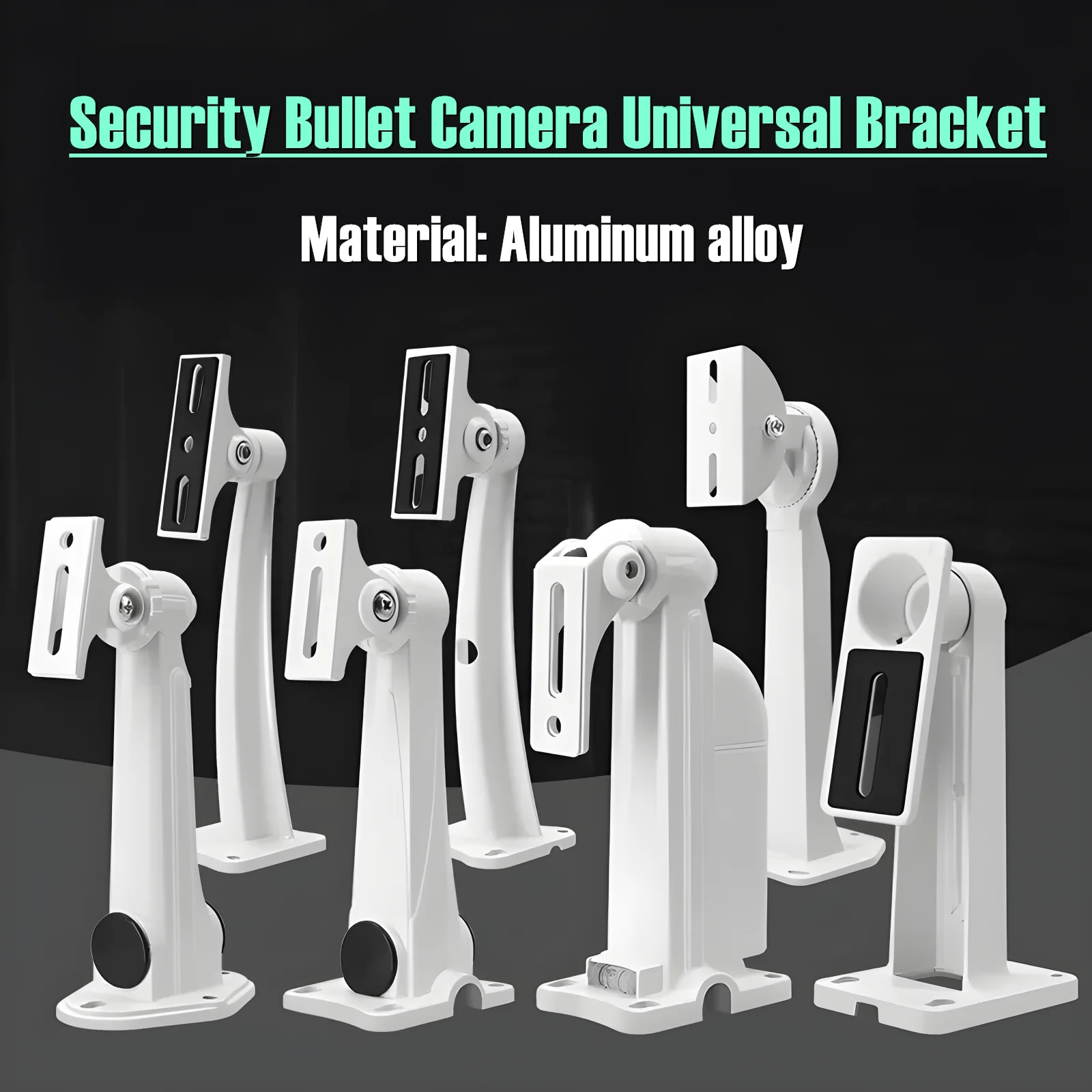 

New Wall Ceiling Mounting Bracket 360 ° Rotation Adjustment Universal Gun Machine Security Surveillance CCTV Camera Holder Stand