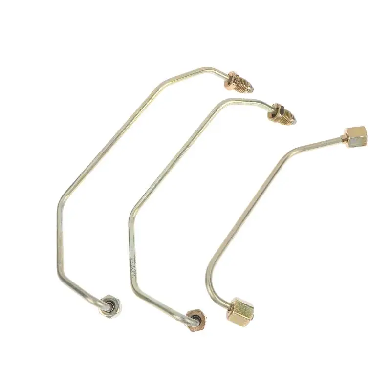 Engine High Pressure Fuel Pipe 168 173 178 186F 186FA Metal Oil Tube For Air Cooled  Micro Tiller Replacement