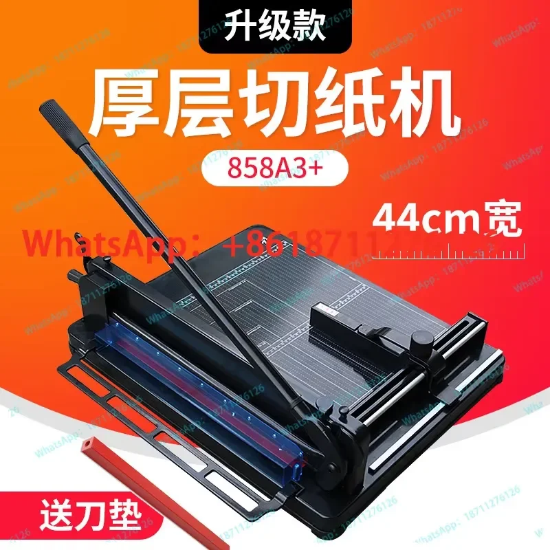 A3 Paper Cutter for 858A3 Manual Heavy Duty Paper Cutting Machine with Thick Layer Capability Up to 4CM