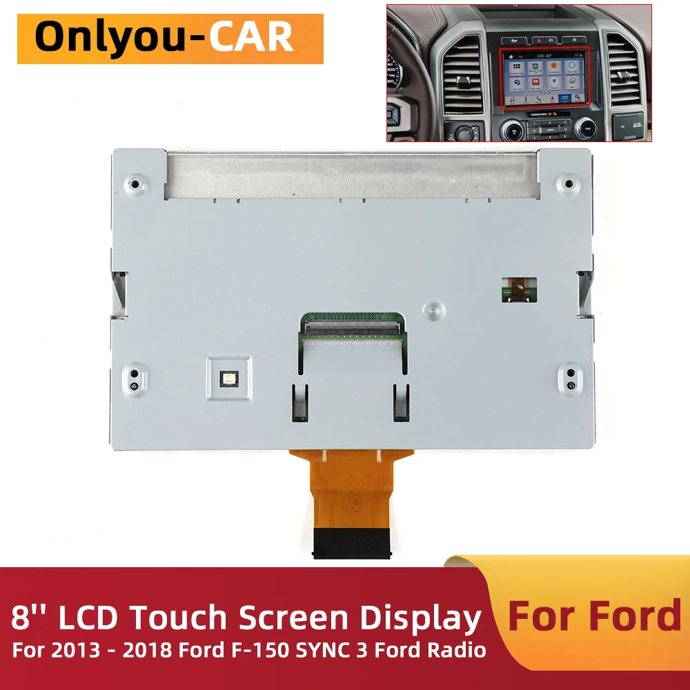 LQ080Y5DZ05 For 2013-2018 Ford F-150 SYNC 3 Radio 8 inch LCD Touch Screen Monitor LQ080Y5DZ05