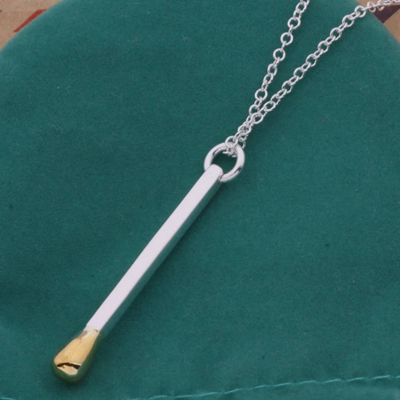 Halskette mit 18-Zoll-Libellen-Anhänger aus 925er Sterlingsilber, passend für Damen und Herren, modisch, für Hochzeit, Party, Charm-Schmuck