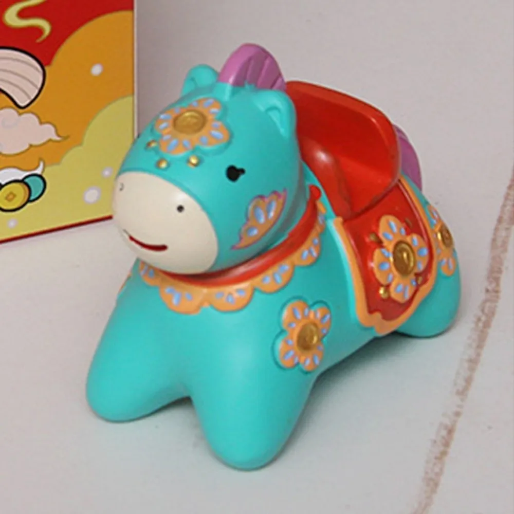 التميمة زودياك الحصان حامل هاتف زخرفة النمط الصيني مهرجان ديكور 2026 الحصان الحلي حامل لطيف نابض بالحياة #2