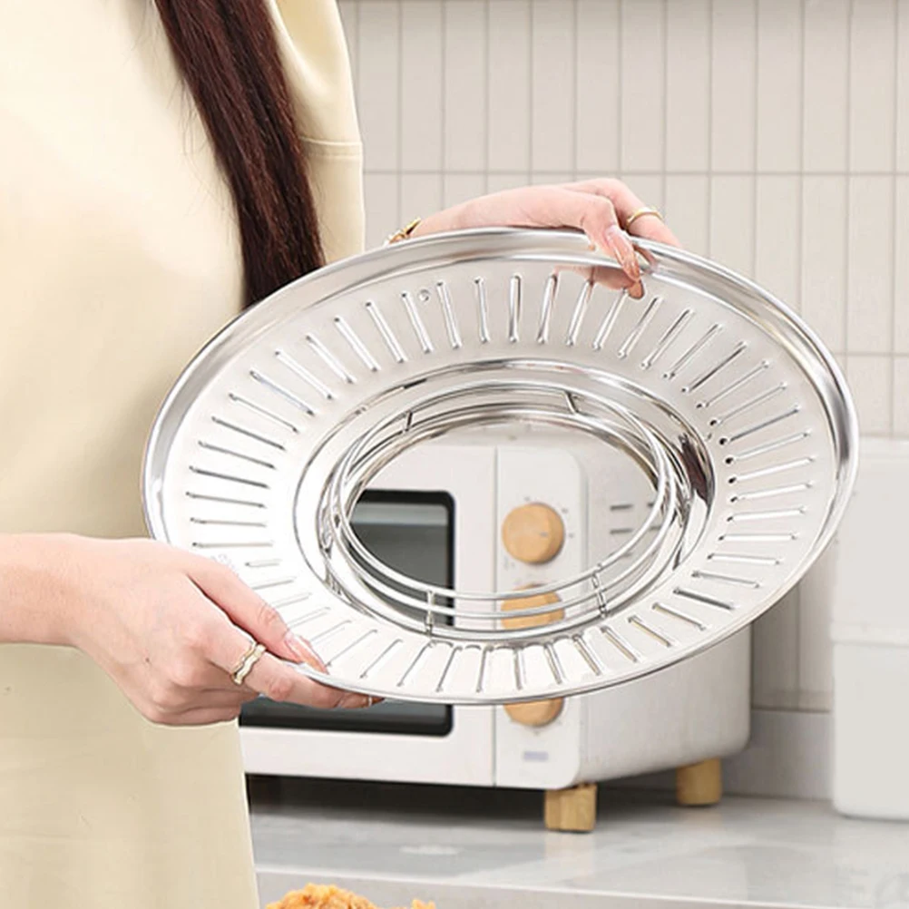 

Нержавеющая сталь, сливная пластина для масла, боковая кастрюля, многофункциональный поддон для слива масла, подставка для фильтра для приготовления пищи, можно мыть в посудомоечной машине